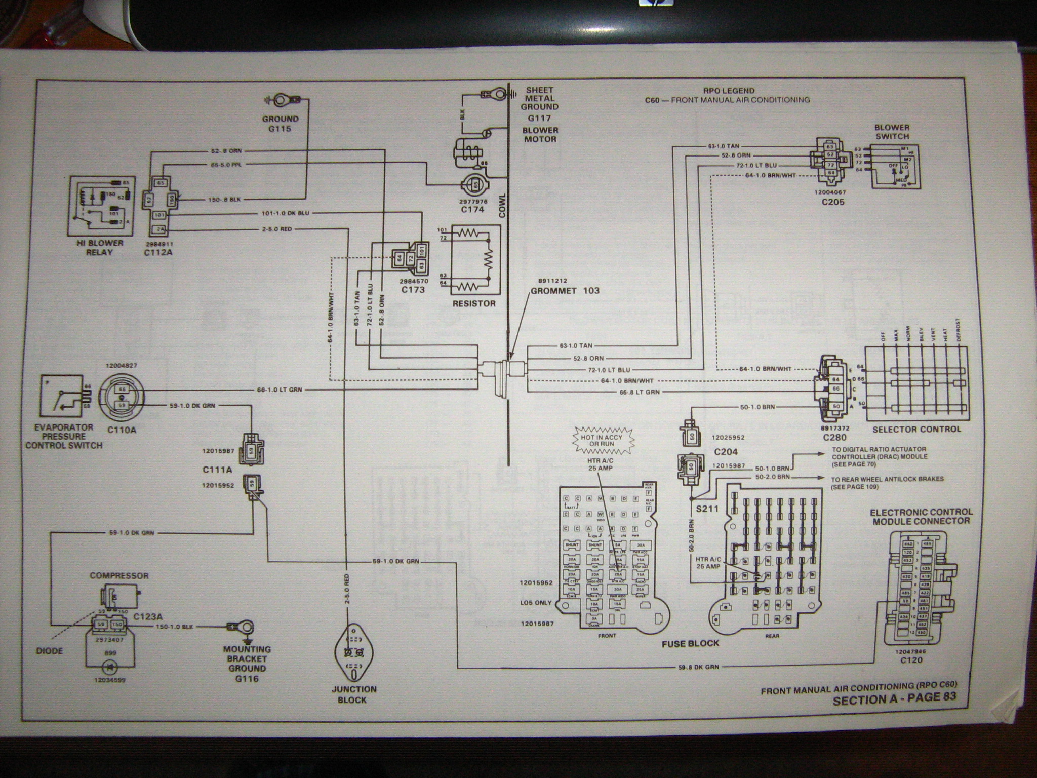 a/c wiring