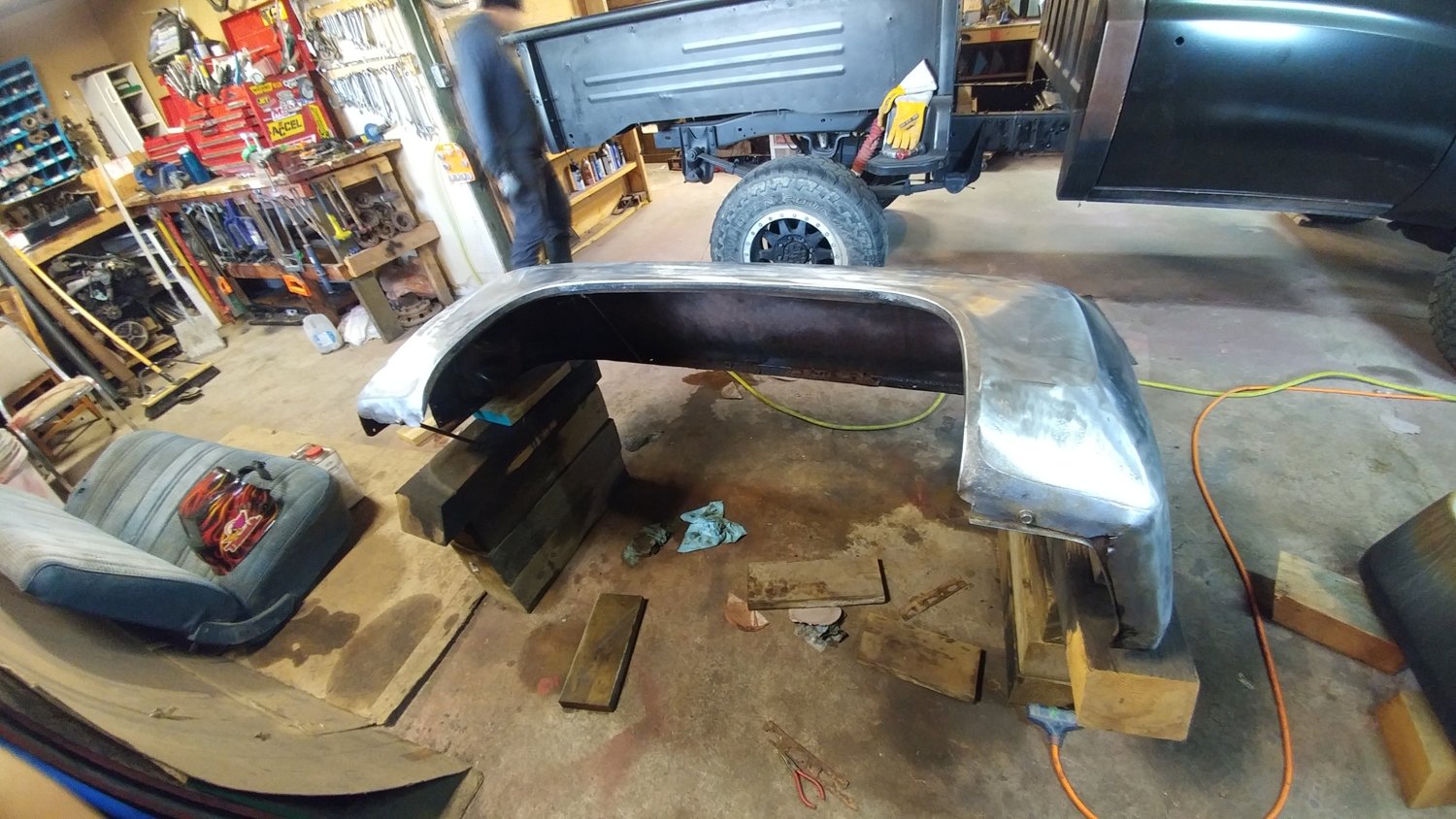 A little bit along the flange needed some surgery at a couple bolt holes