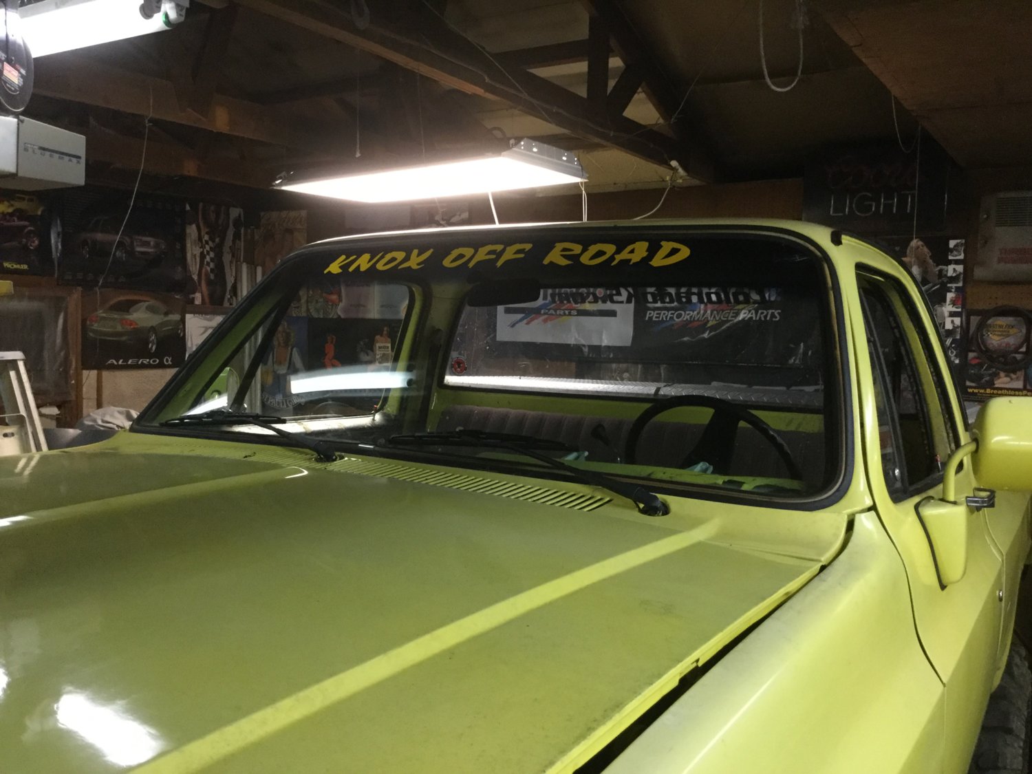 A little swag for the windshield.