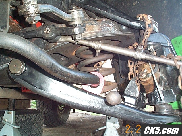 adjusting springs and bushings