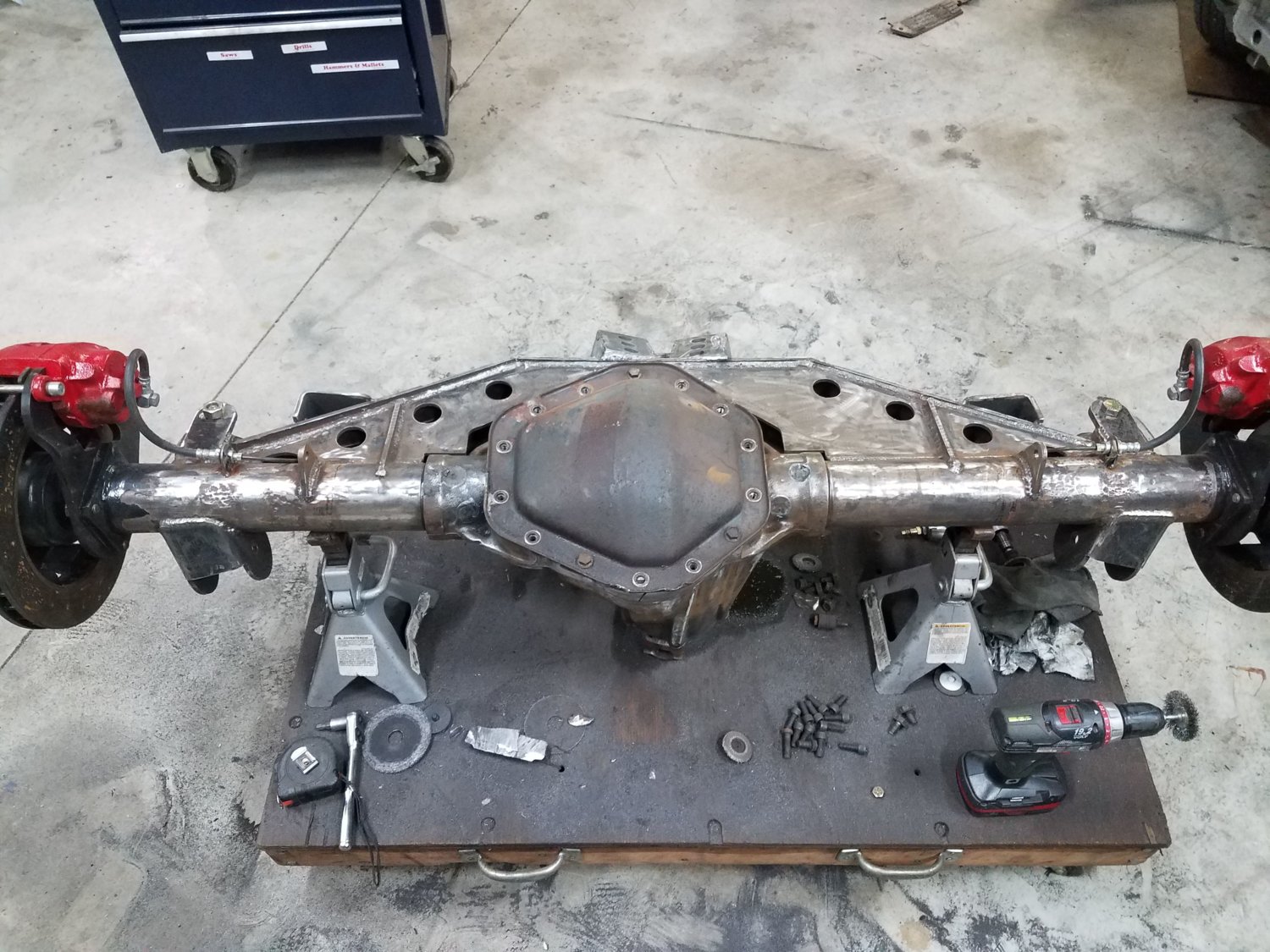 all prepped for paint