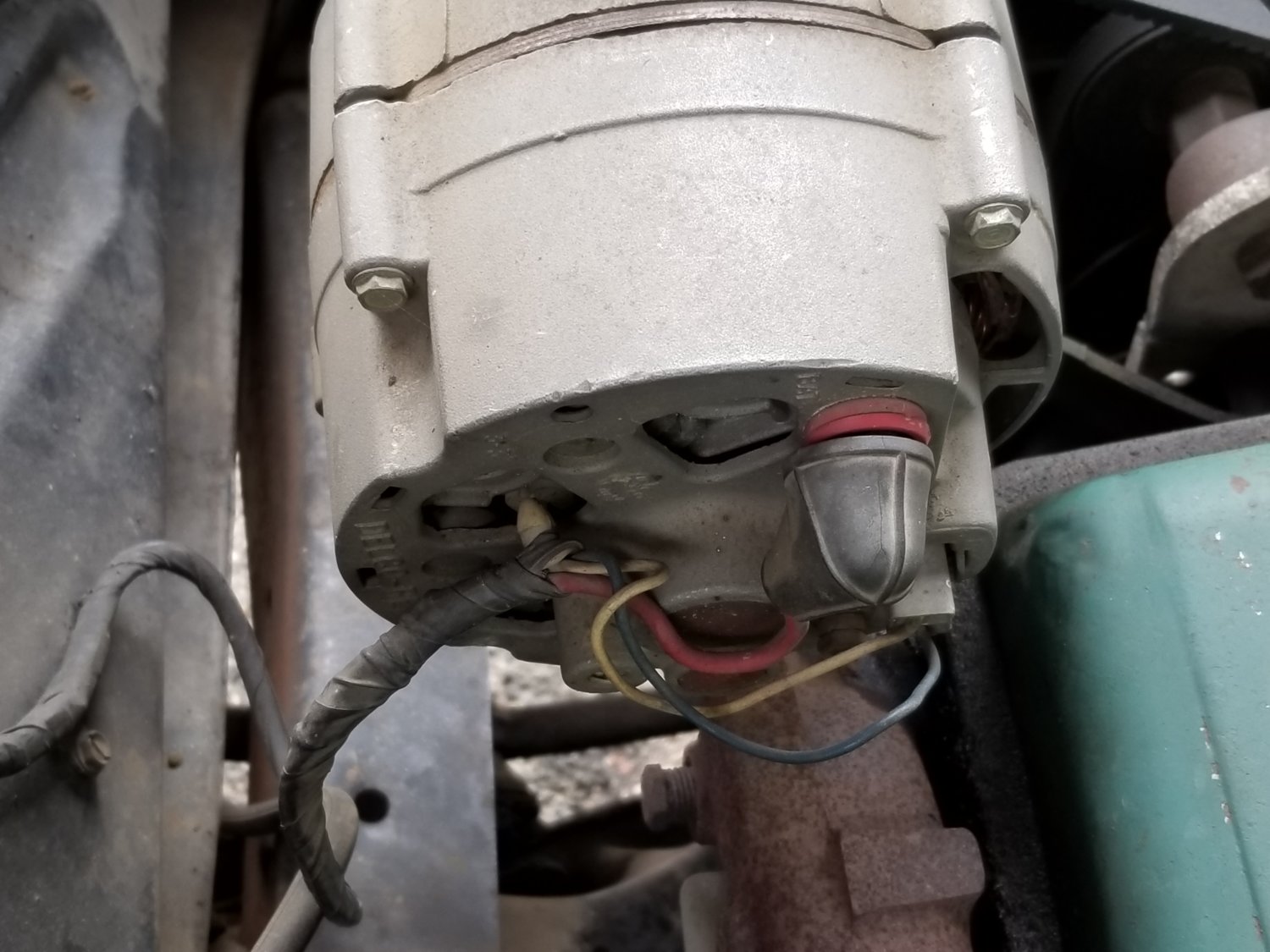 Alternator rear