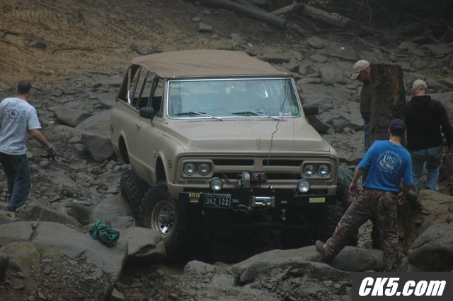 At the bottom of slick rock in Tellico