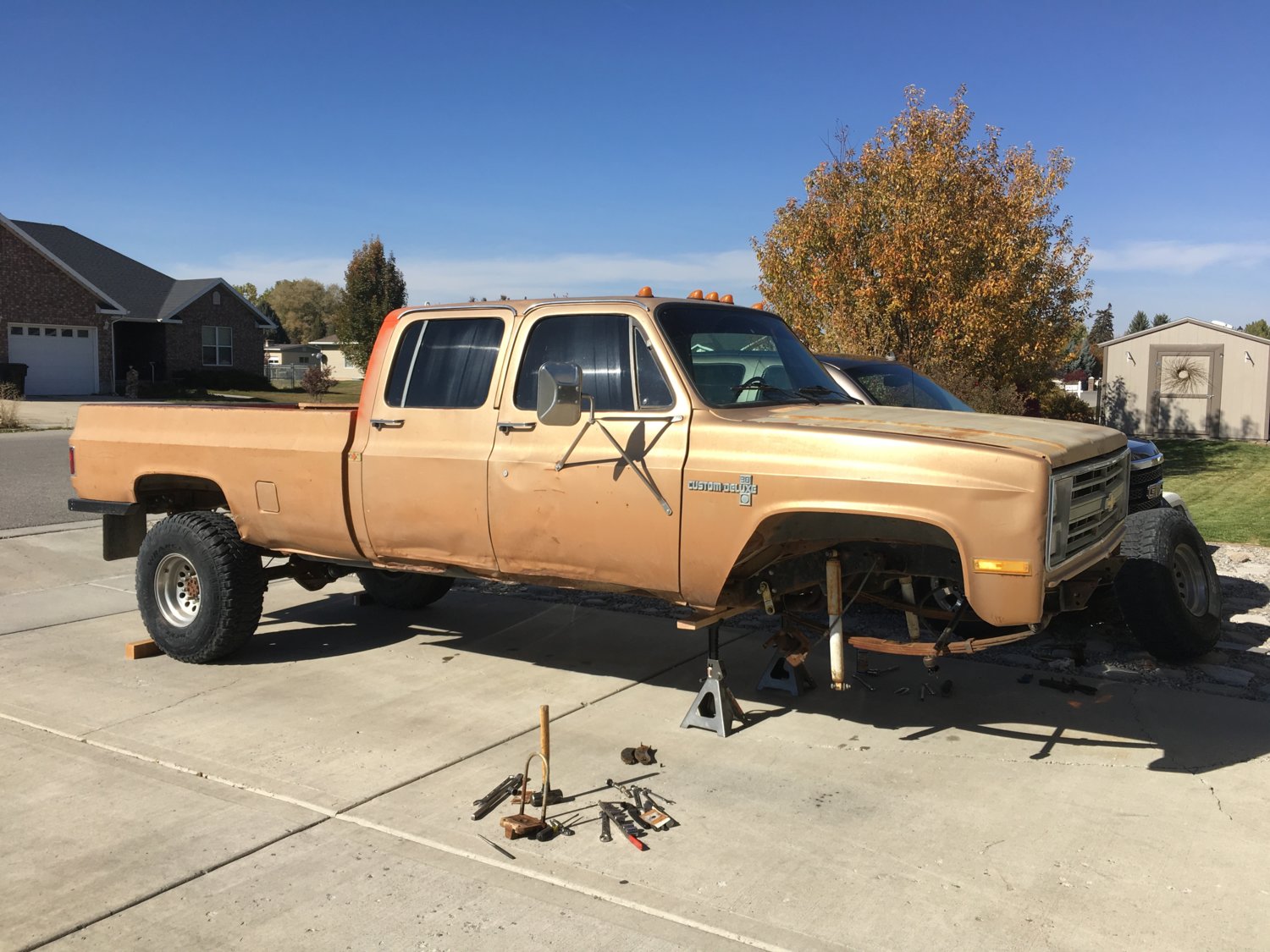 Axle out