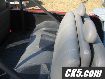 Back seat re-covered to match fronts