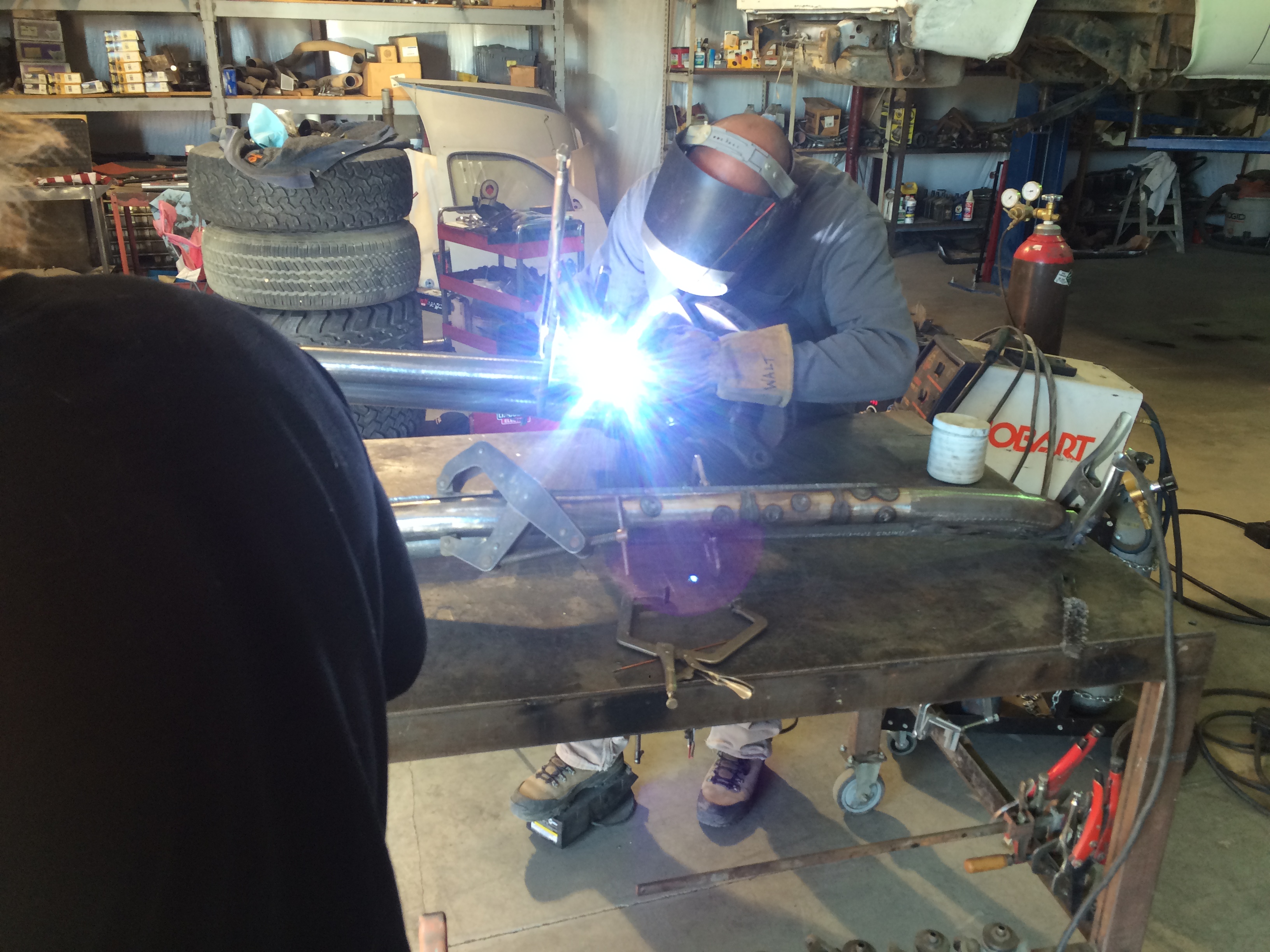 Beams Welded up