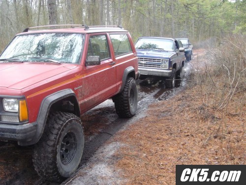 Behind my friend's XJ