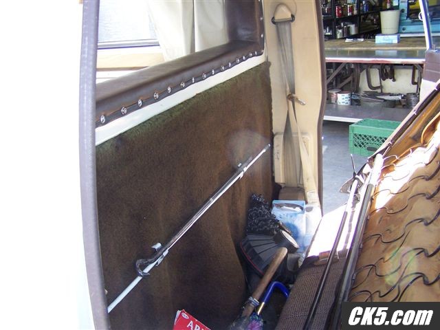 behind the seat (cb anttena)