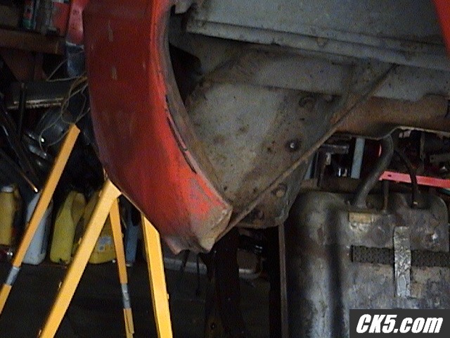 bent quarter panel