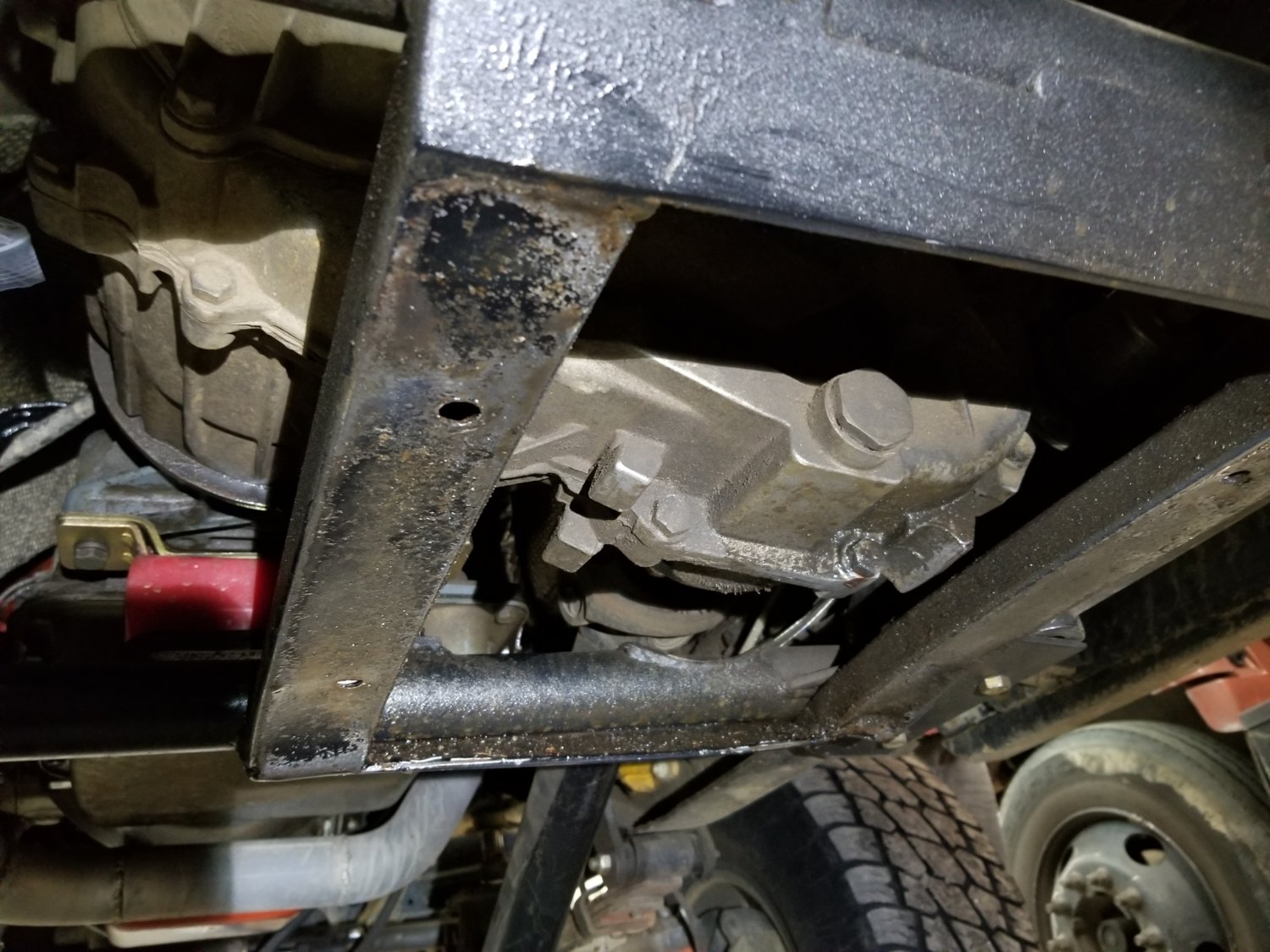 bent skid plate frame
