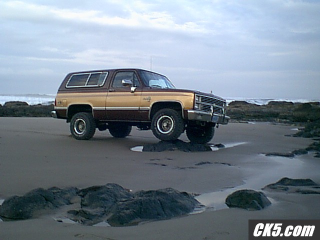 Blazer at the beach