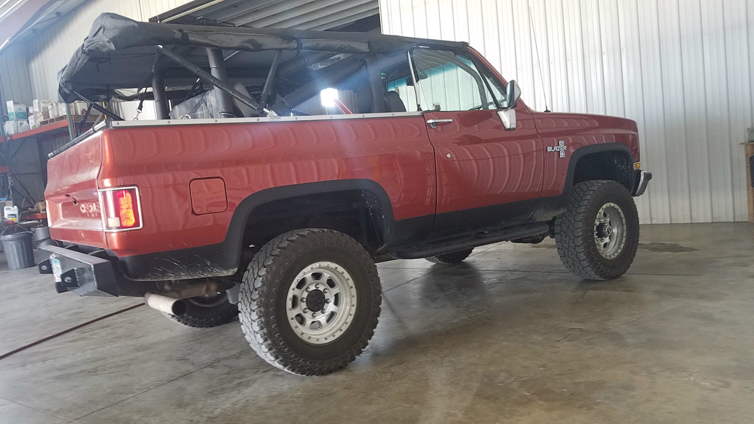 Blazer with the rings off.