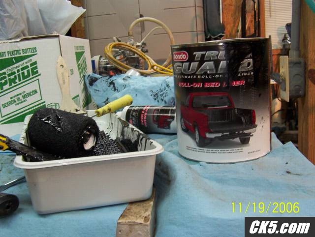 bondo bedliner