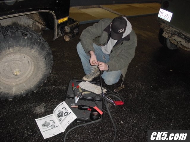 Breaking out the welder