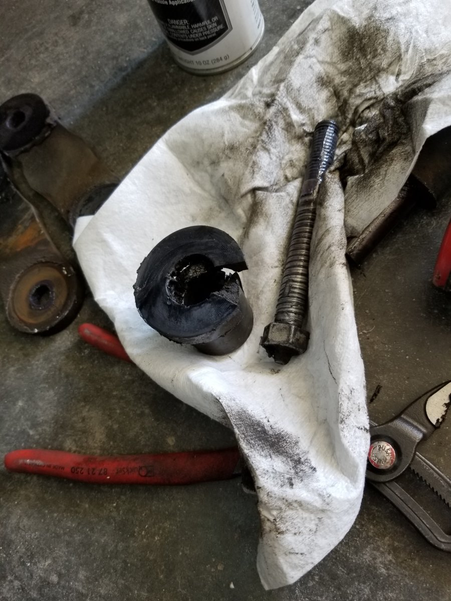 bushing is shot
