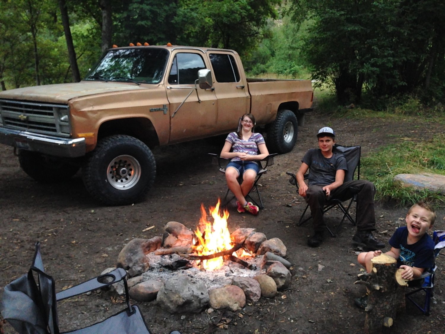 Camping with the kids