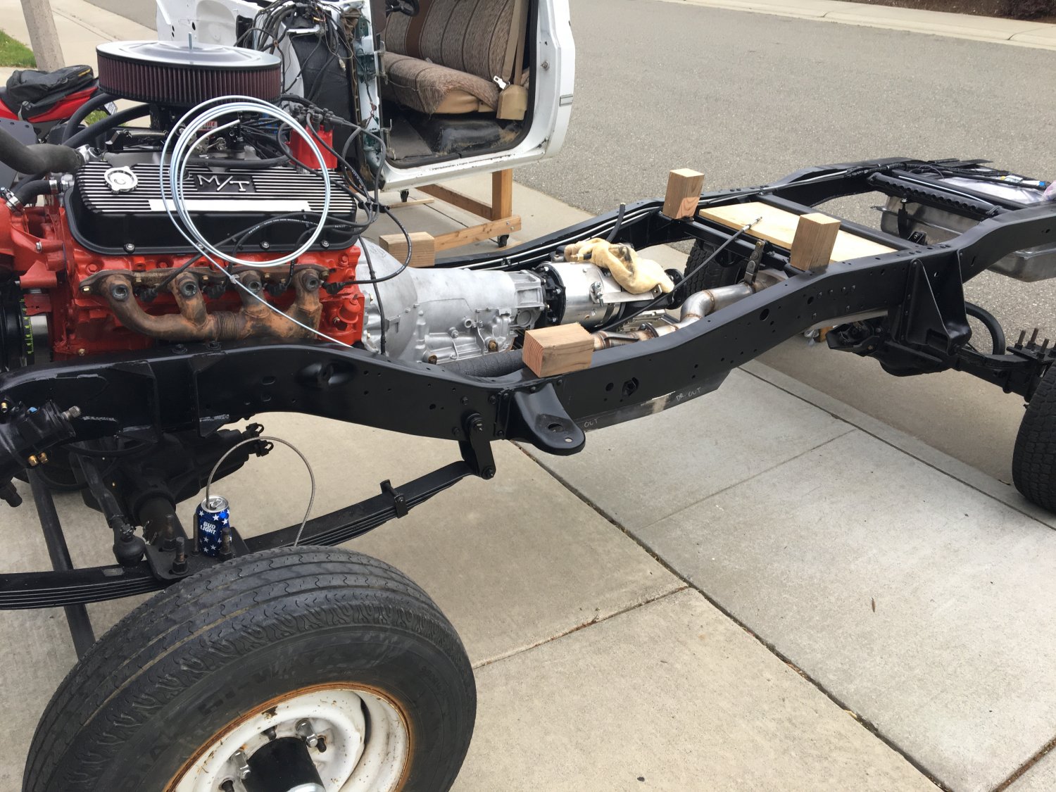 Chassis ready for the cab