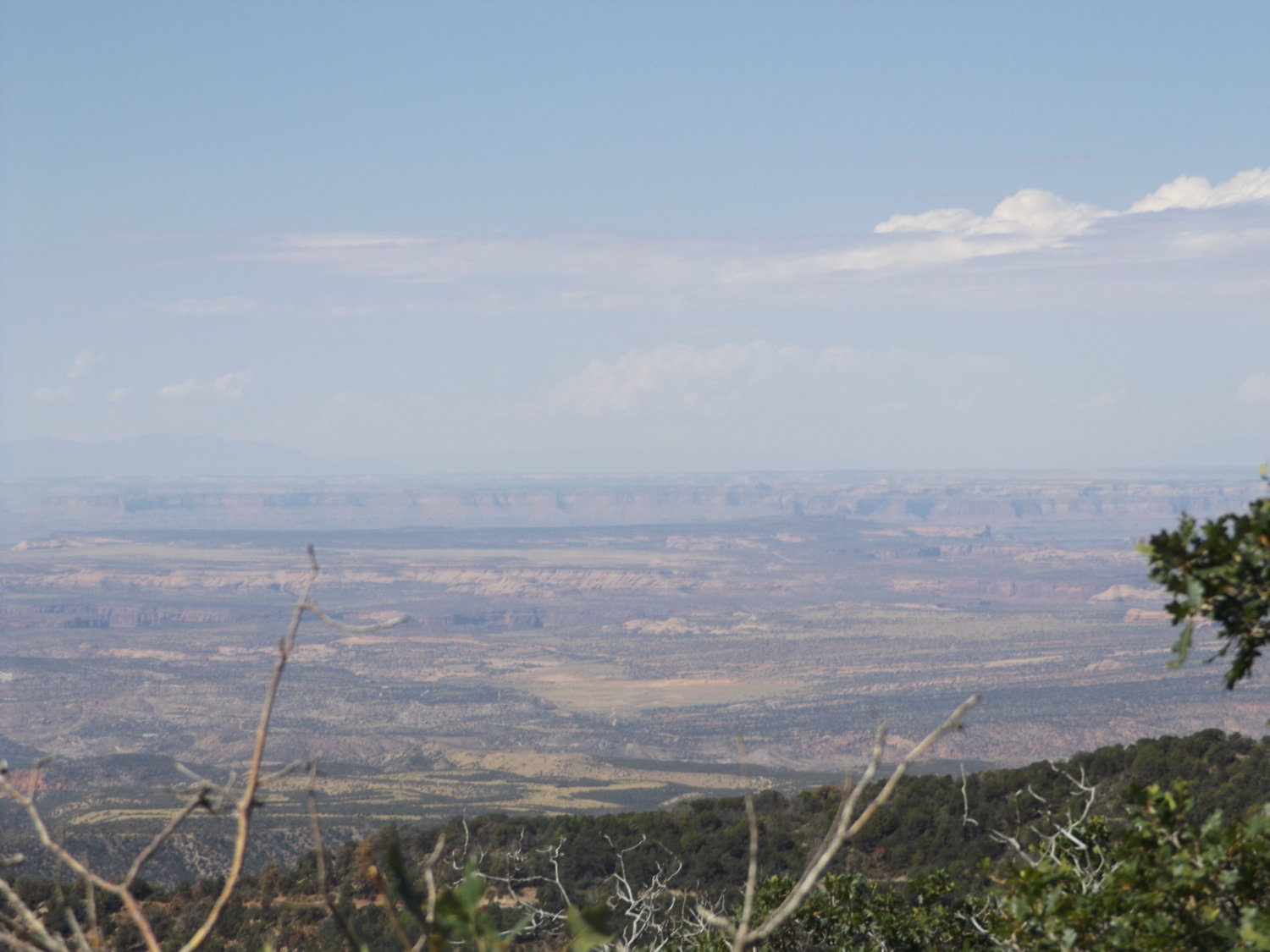 coming down lasal looking out west