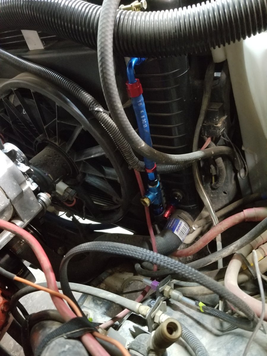 Cooler plumbing