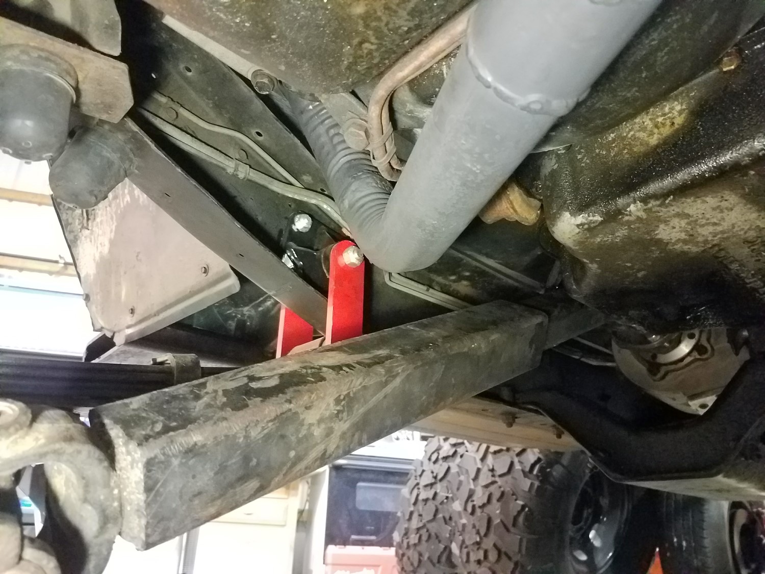 crossover driveshaft