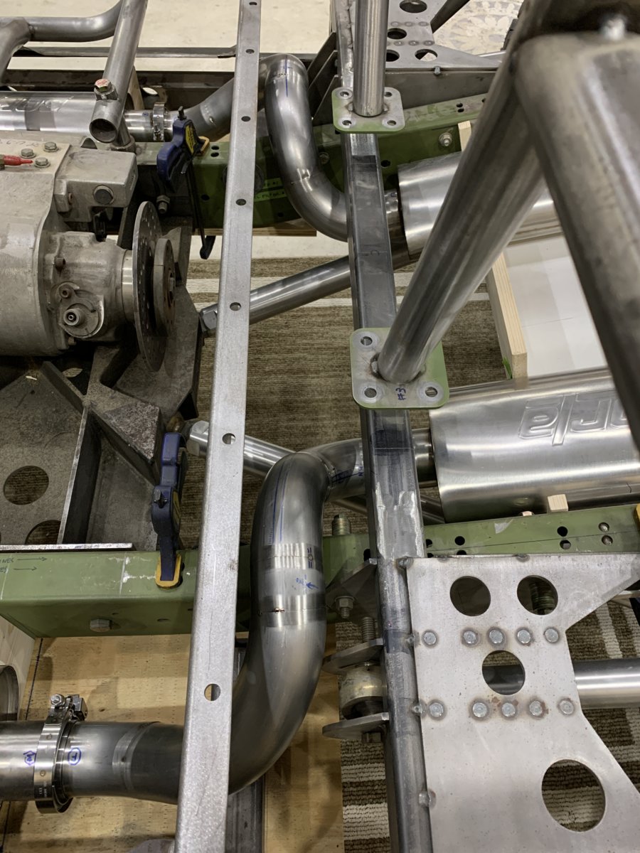 Crossover Tubes - Tacked and complete