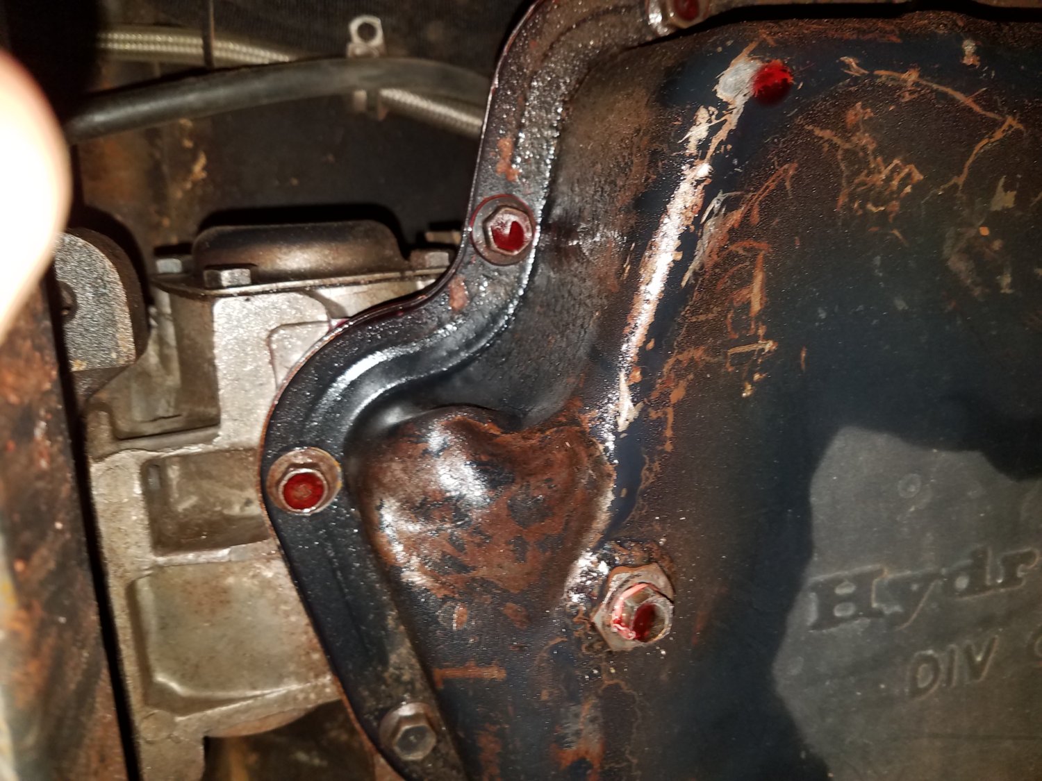Dented TH400 pan