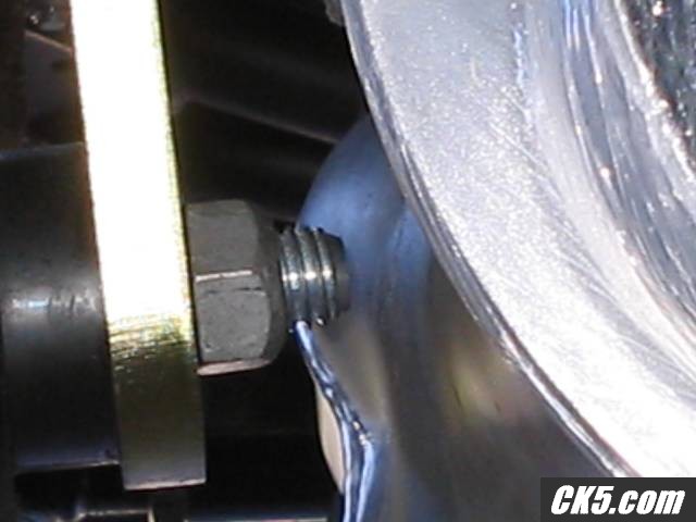 Driver side Clearance @ Lower shackle