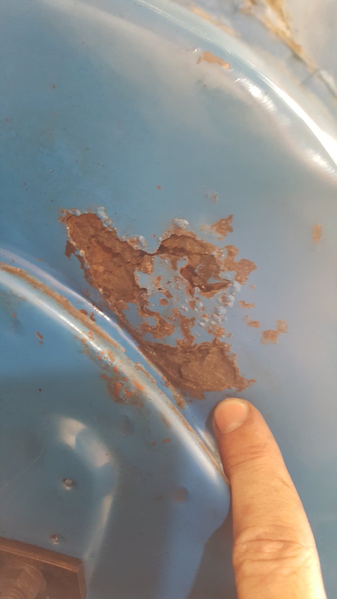 driver side firewall rust