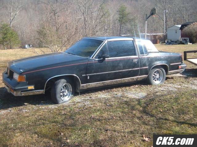 Drivers side of the Olds