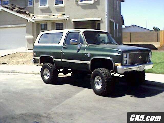 earlier in the blazer's life