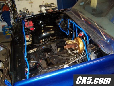 Engine bay ready for new engine