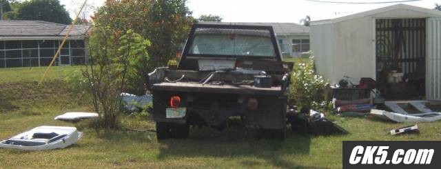 exploded truck