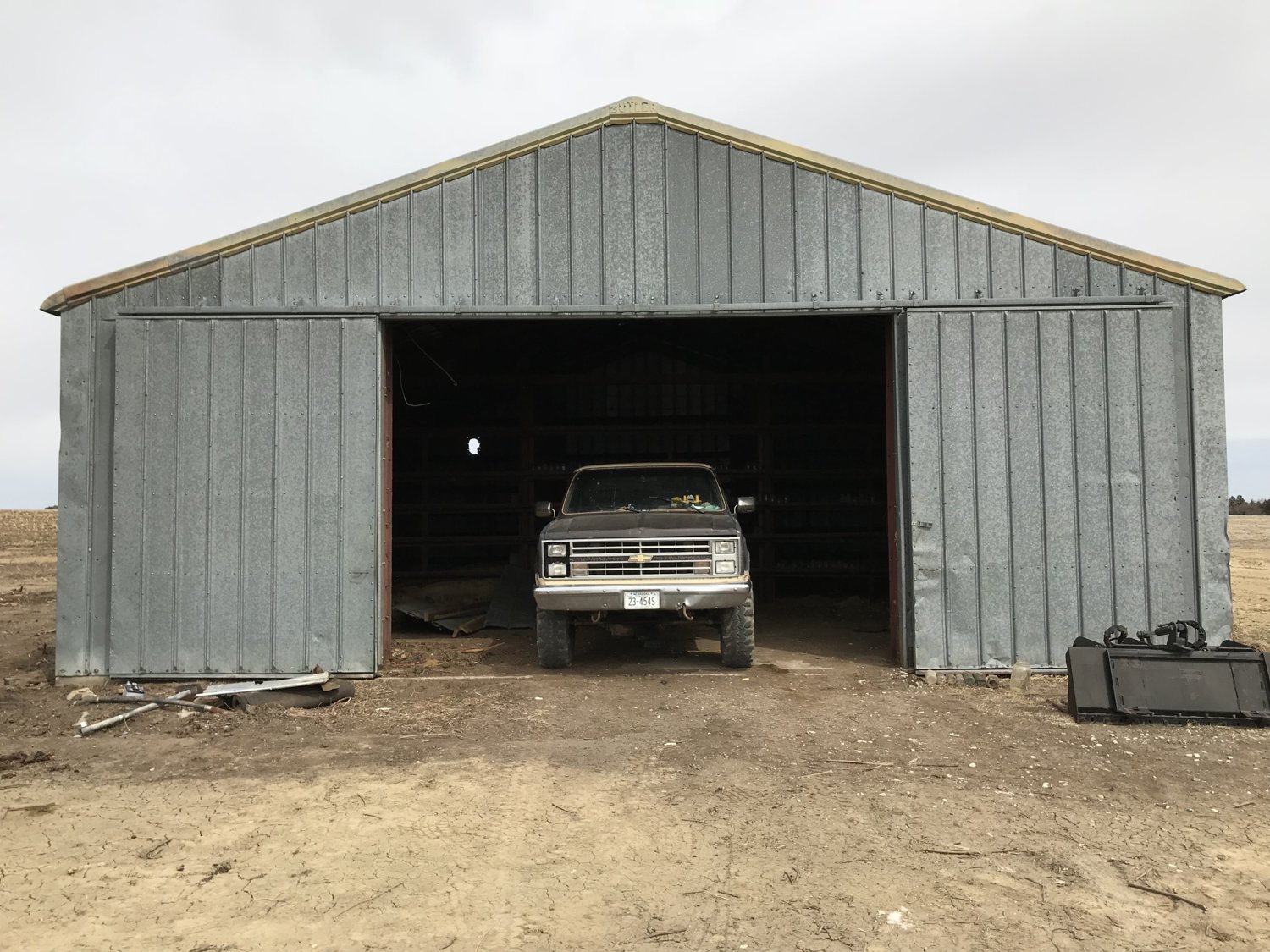Front door.