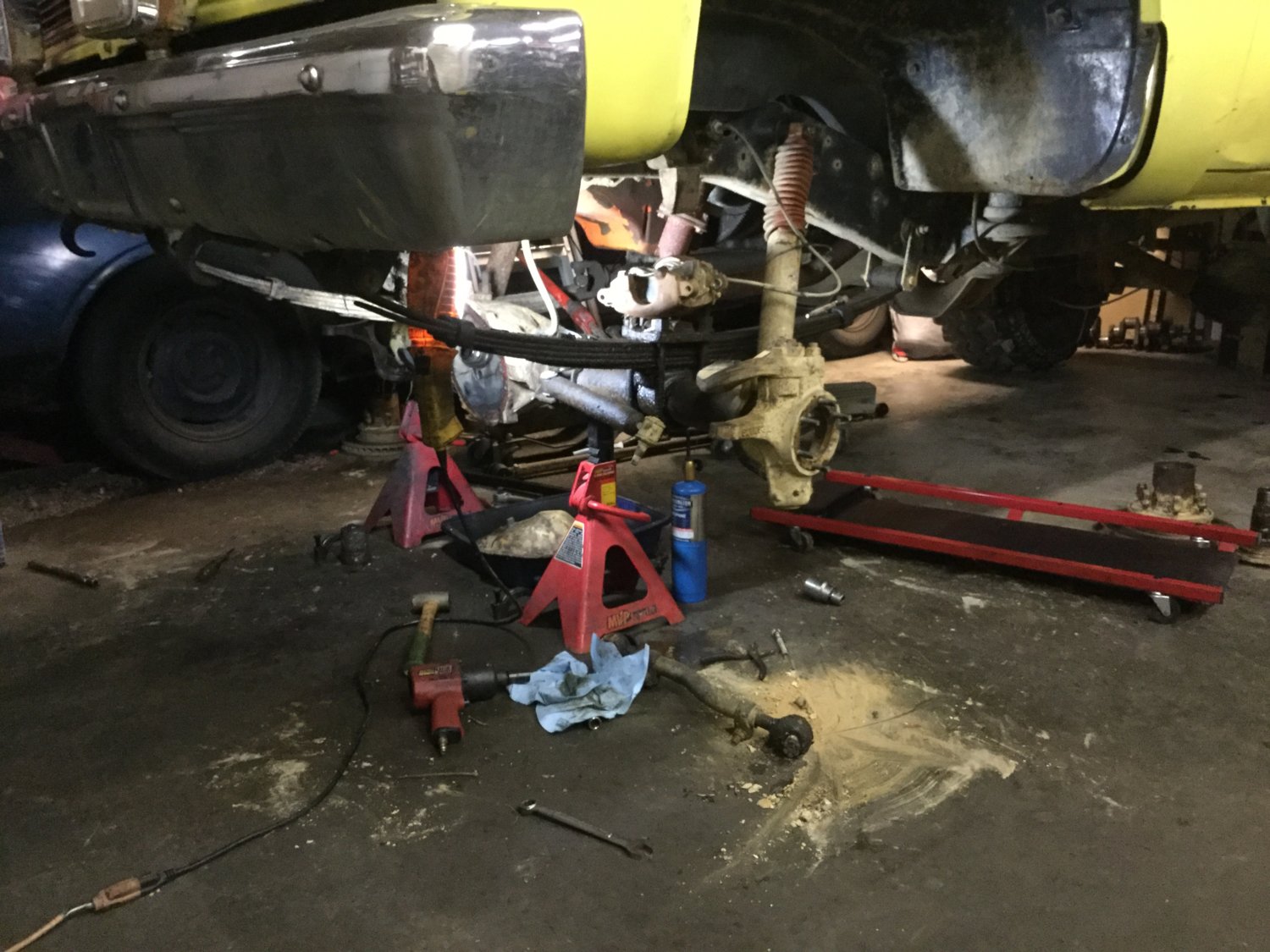 Front end tear down.