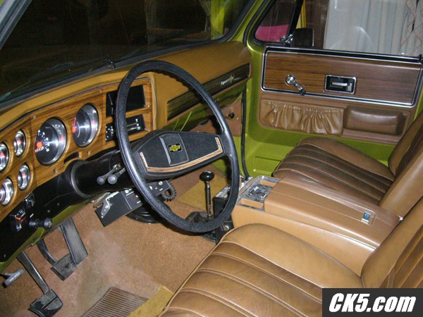 Front interior