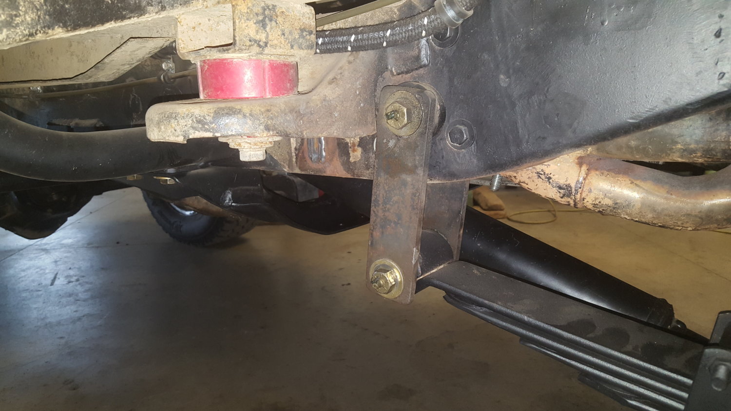 front rear spring mount
