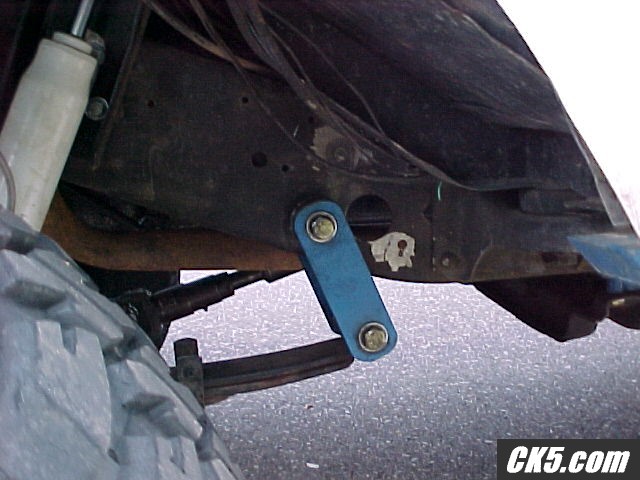 front shackle angle