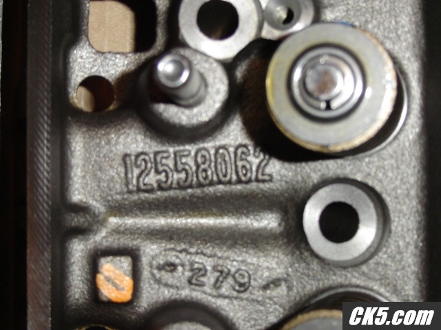 Head Casting Number