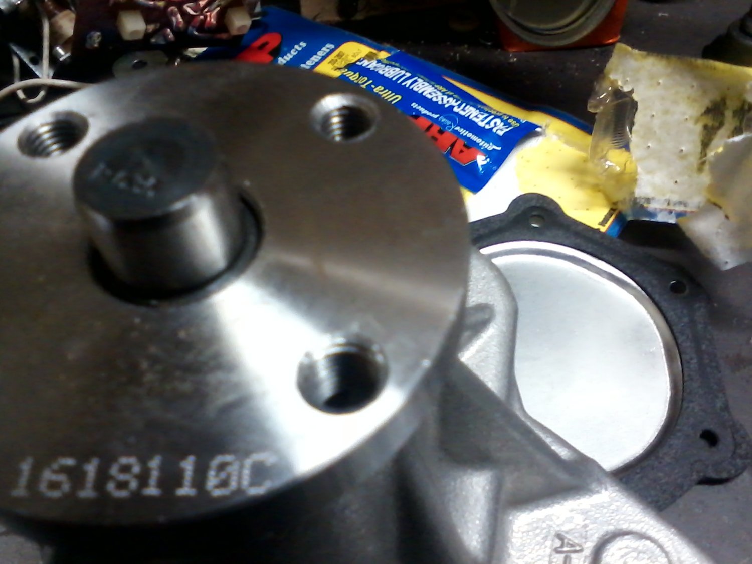 High flow water pump detail