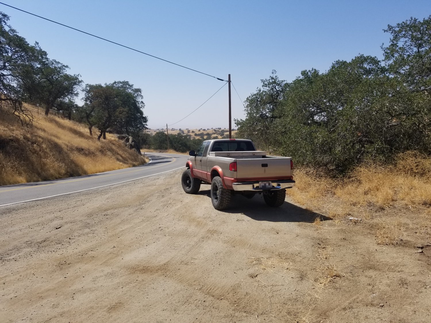 Hills above Bakersfield, CA