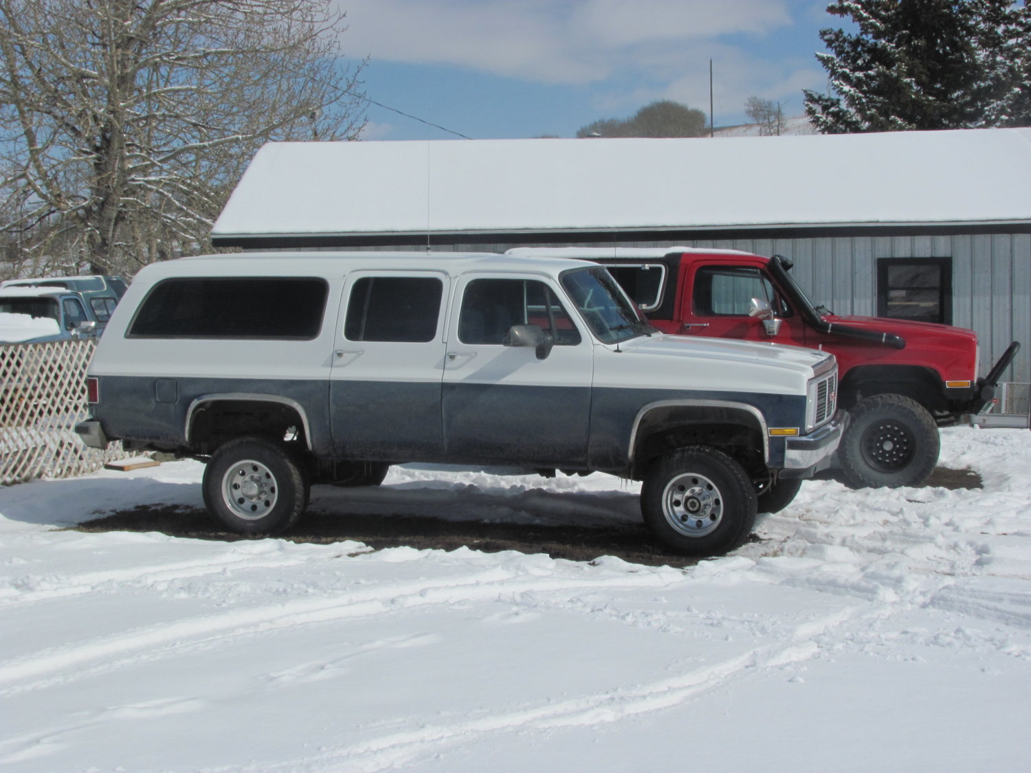 I bought some Alcoa look alikes, put some used tires on them.