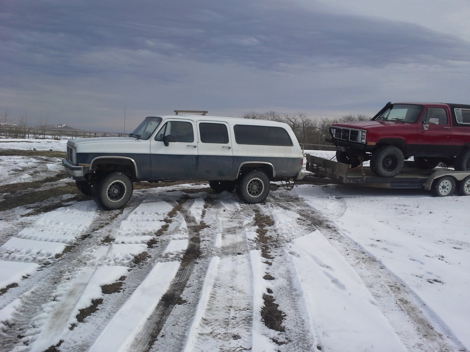 I had to beaf up the rear springs after this pull, and still had not done cross over steering