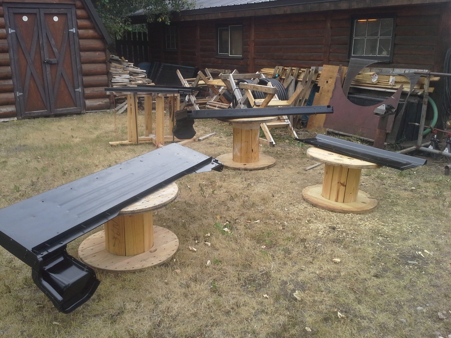 I knew these cable spools needed to be kept for something