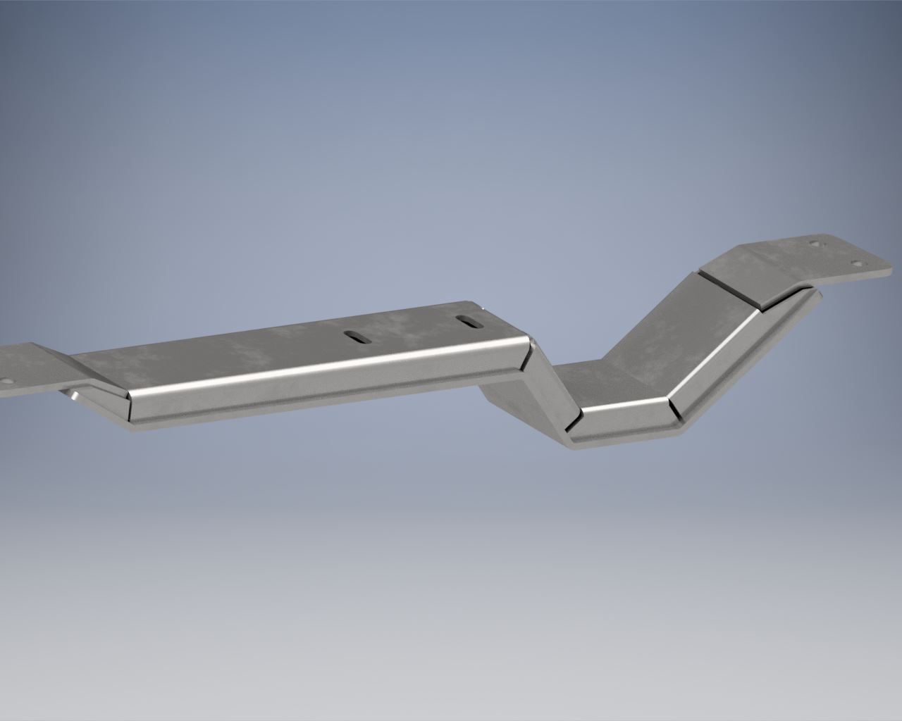Initial Design Trans Crossmember for LS with 4L80E, with trans moved back to match my LS Swap Motor Mounts