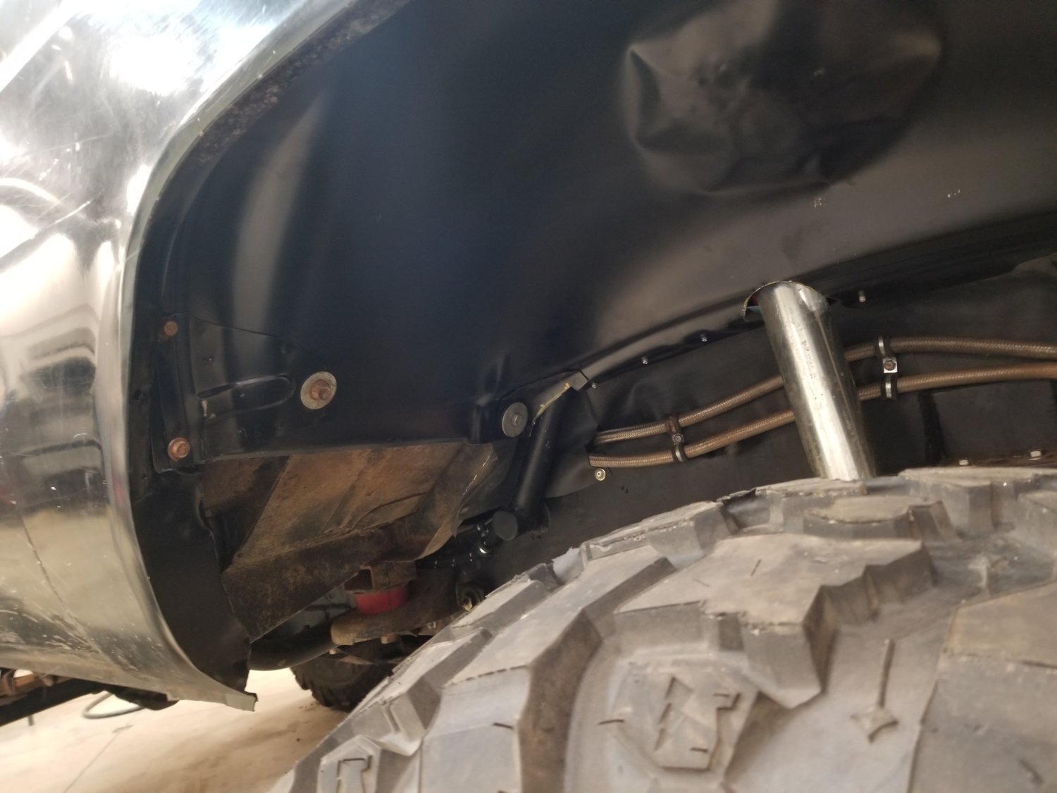 Inner fender cutting 2
