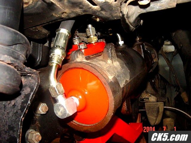 installed hydro assist cap