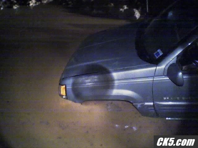 Jeep stuck in mud