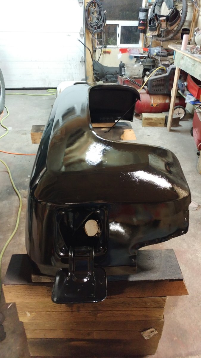 just some black epoxy till time to do body and paint