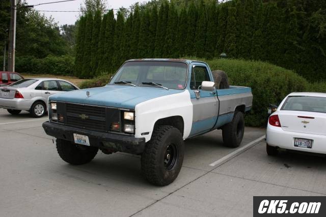 Lift and Tires on the Truck