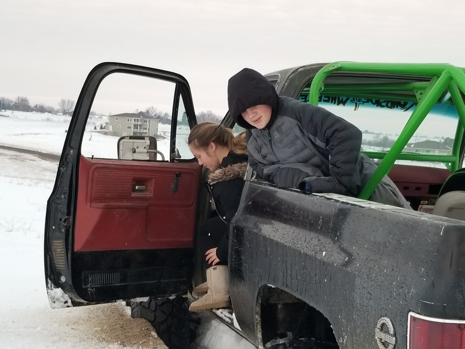 Maceys first drive
